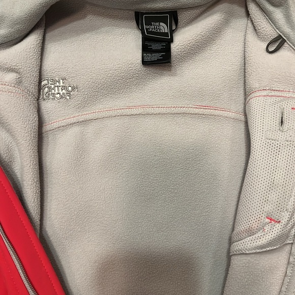 Pink/Red North Face Jacket - Picture 5 of 7